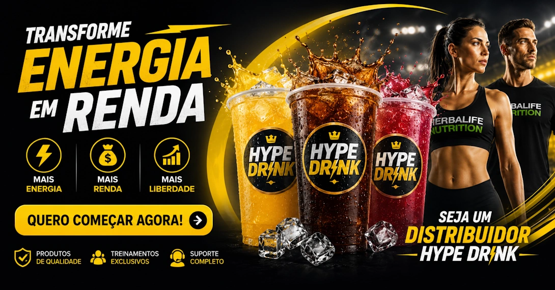 Seja consultor autorizado Hype Drink